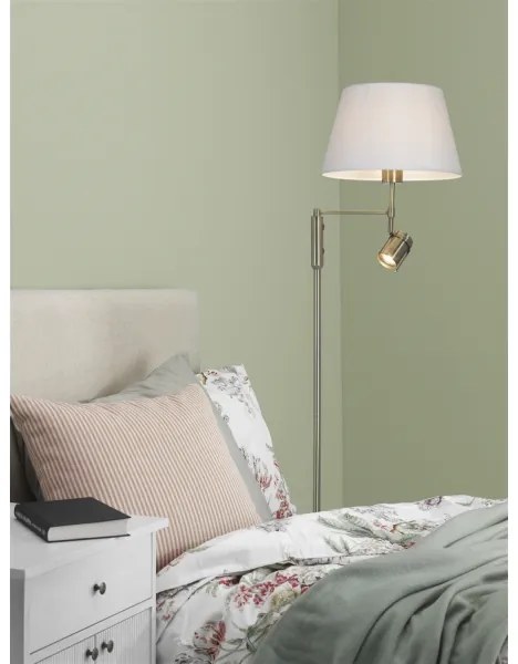 Cottex A2552A - Lampadar LIBRA 1xE27/60W/230V + GU10/40W