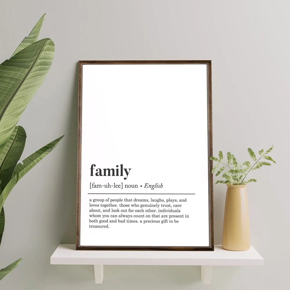 Poster 50x70 cm Family – Wallity