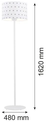 Lampadar MAGIC 1xE27/15W/230V alb Argon 4129