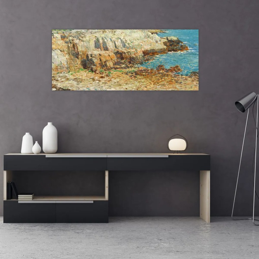 Tablou - Childe Hassam, A North East Headland, reproducere (120x50 cm)