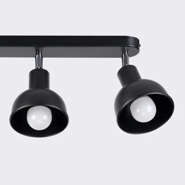 Spot Sollux SL.1318 ELBA 3xE27/15W/230V negru