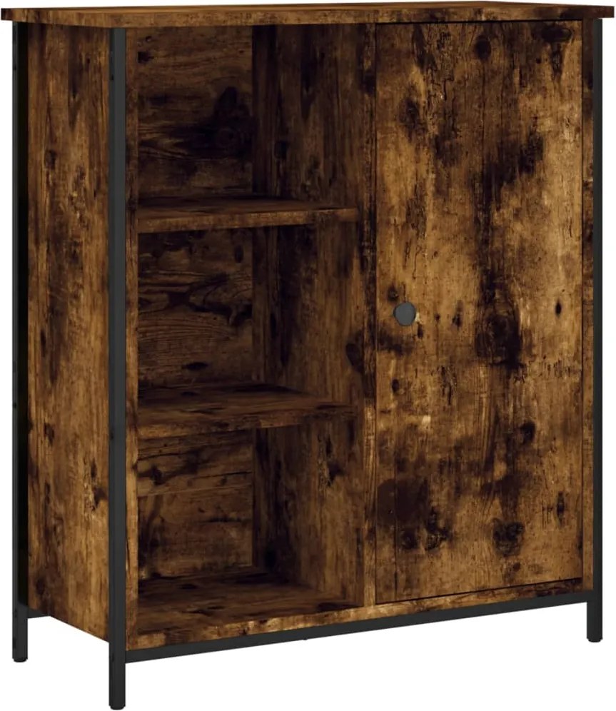 vidaXL Servantă, stejar fumuriu, 70x30x80 cm, lemn prelucrat
