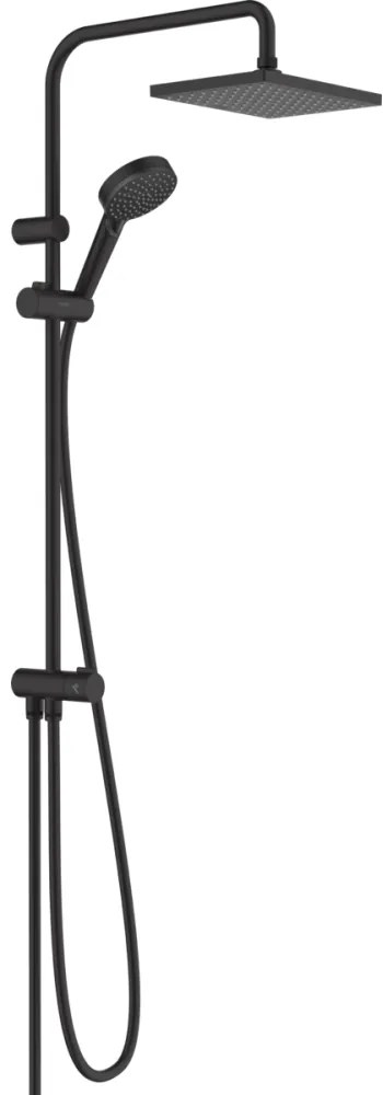 Set de dus Showerpipe 230 Reno, negru mat Negru mat