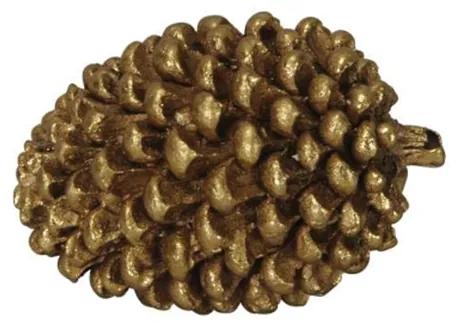 Deco Golden Pinecone 7x5 cm