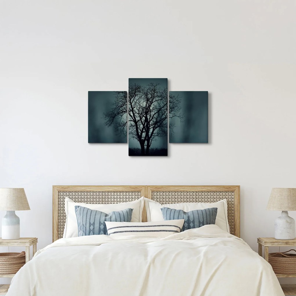 Tablou copaci în eclipsă (90x60 cm)