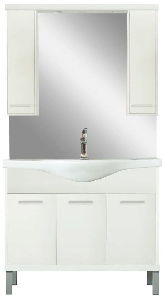 Mobilier complet de baie Nerva 105 alb