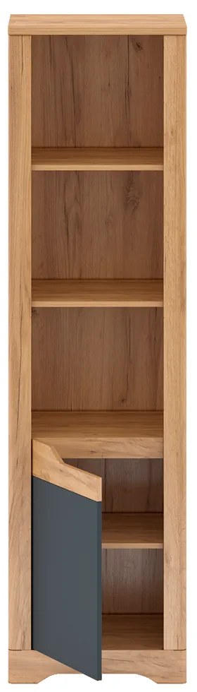 Raft deschis, stejar craft auriu / gri grafit, stânga, FIDEL R1