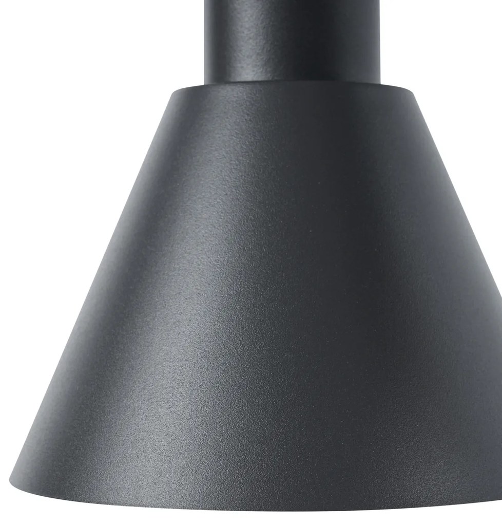 Lampă suspendată modernă neagră cu 6 lumini - Biles