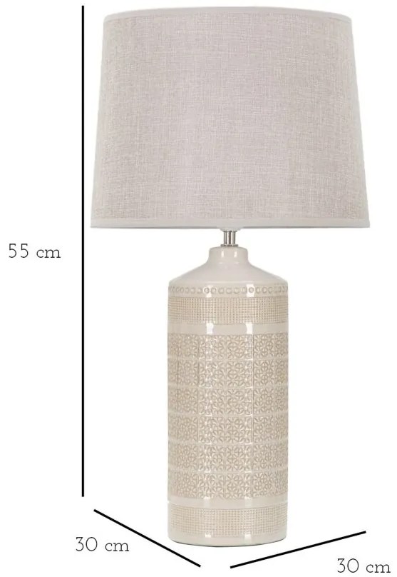 Mauro Ferretti Lampa De Masa Ceramica cm Ø 30X55 | Aosom Romania