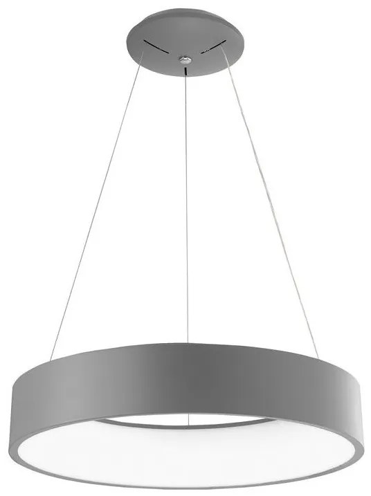 Lustra moderna suspendata LED 4000K Ã˜60cm RANDO gri NVL-6167204