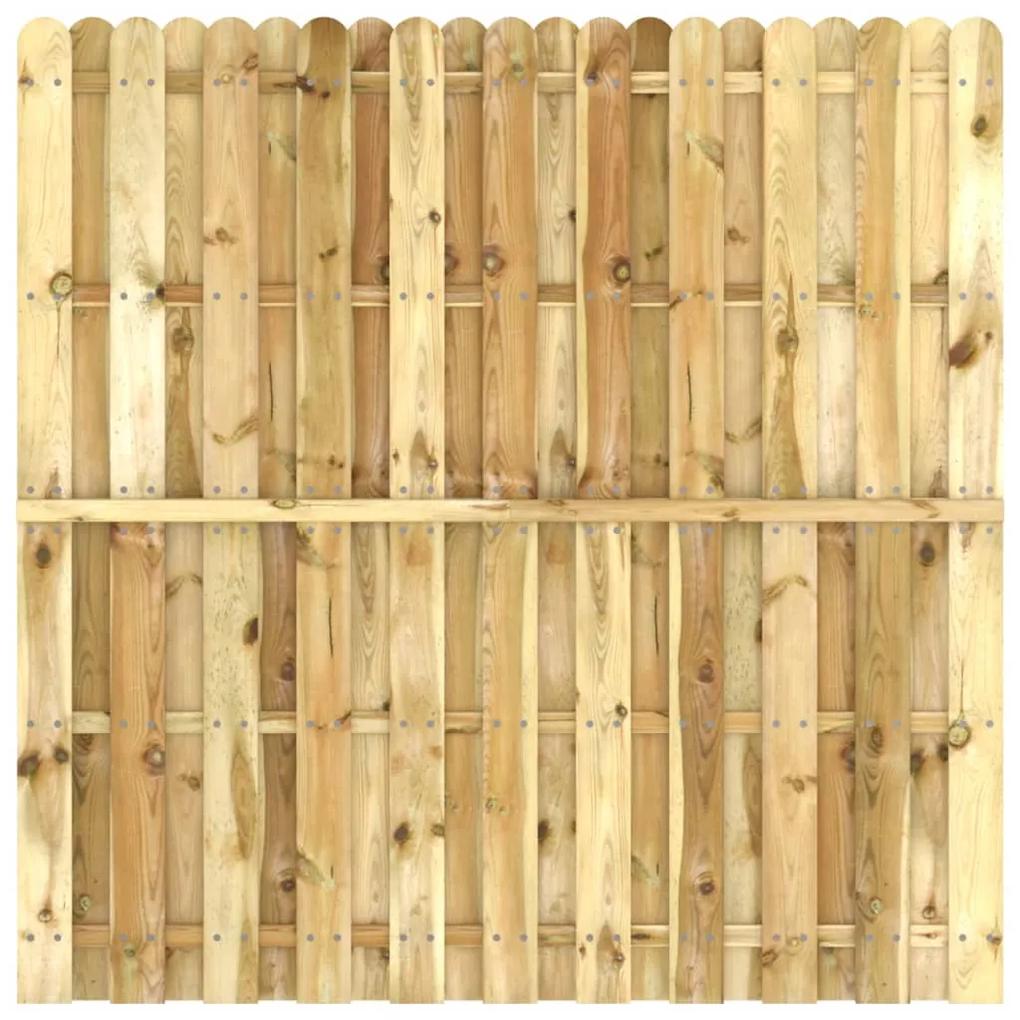 Panou de gard, 180 x 180 cm, lemn de pin tratat 1, 180 x 180 cm