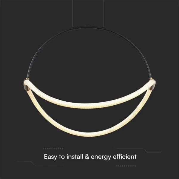 Lustră LED pe cablu LED/16W/230V 3000K