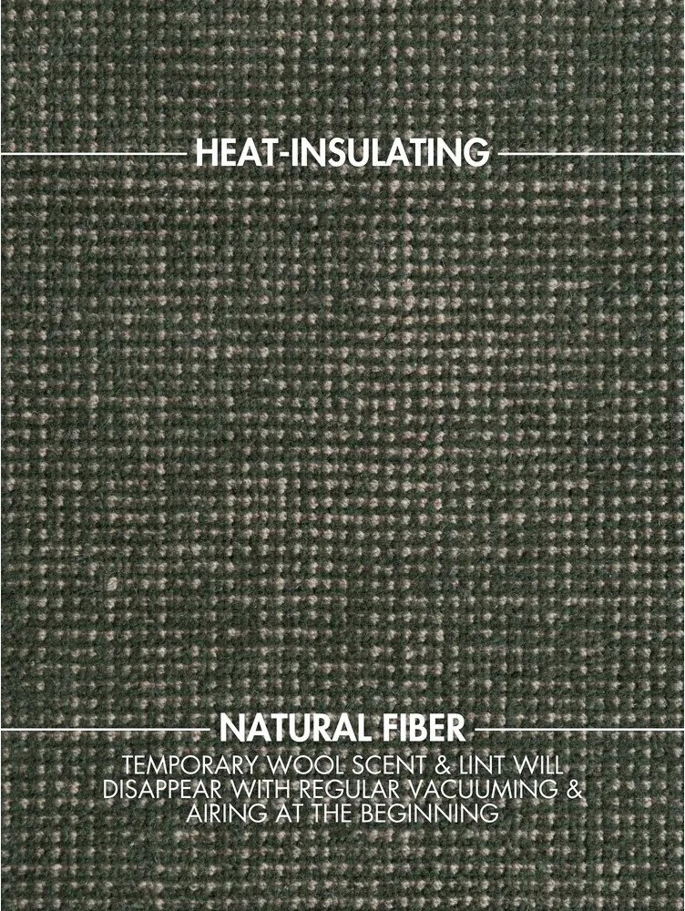 Covor verde închis țesut manual din lână 160x230 cm Greenwich – Ted Baker