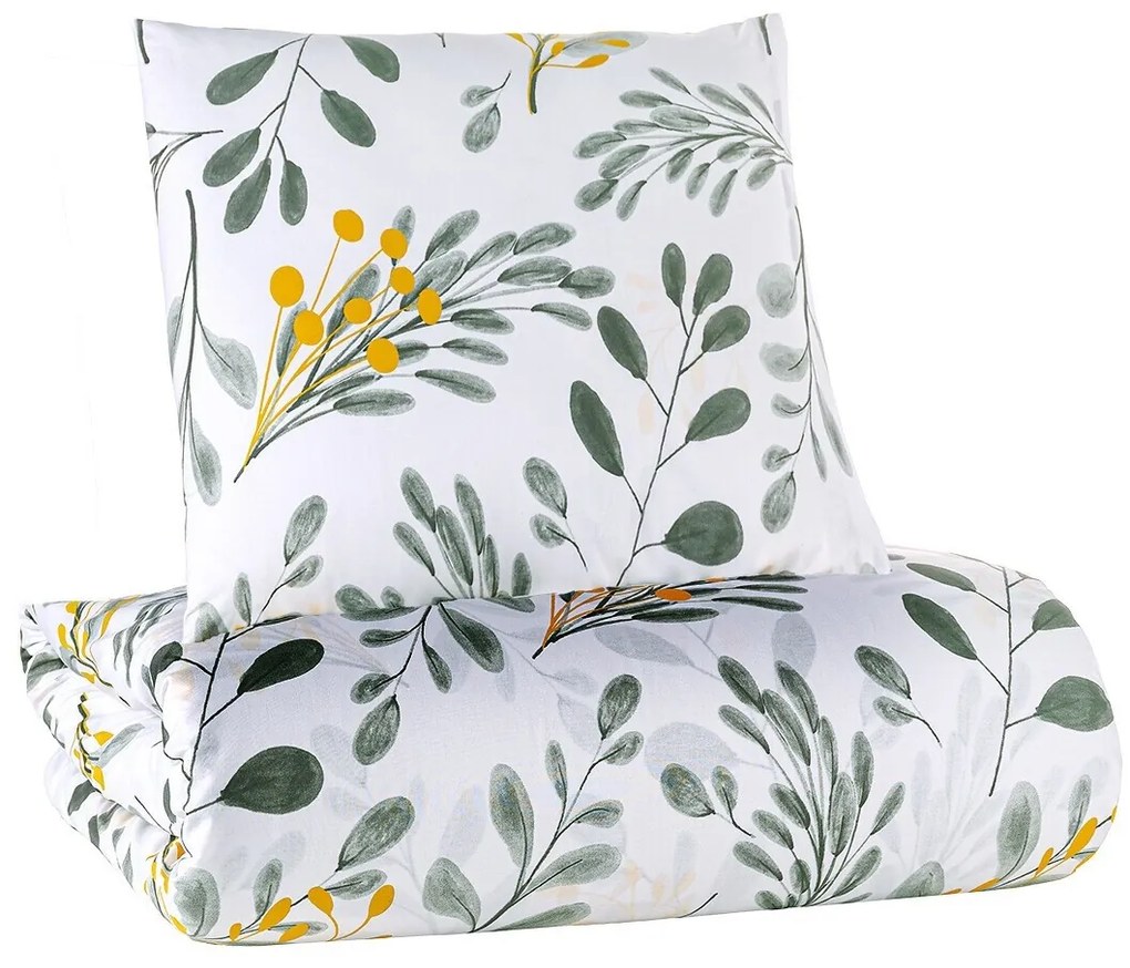 BedTex Lenjerie de pat din bumbac Floranc, 160 x 200 cm, 2 x 70 x 80 cm, 160 x 200 cm, 2 buc. 70 x 80 cm