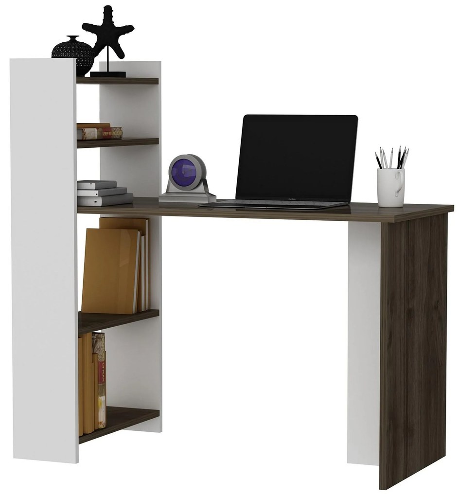 Masă PC Nomive (Nuc + alb) . 1094918