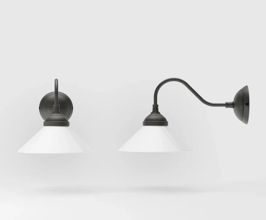 Aplica de perete din alama si sticla design vintage Sofia