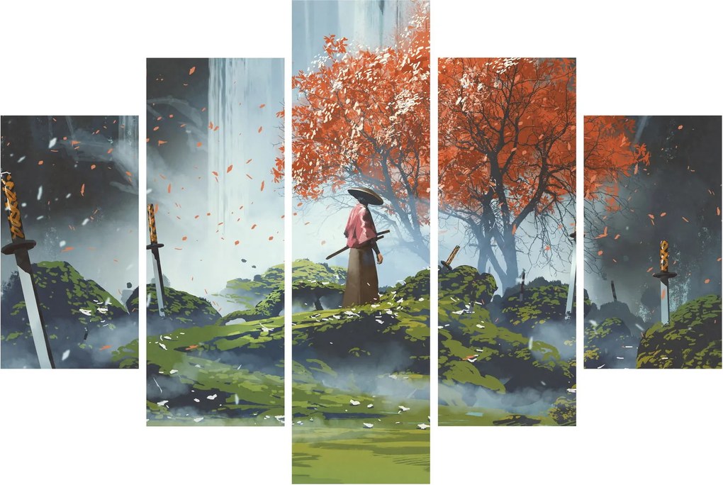 Tablou - Ilustrație a Grădinii de săbii (150x105 cm)