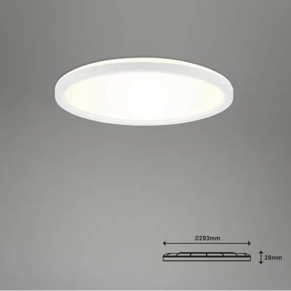 Plafonieră LED dimabilă SLIM LED/18W/230V Wi-Fi Tuya Briloner 7058-016 + telecomandă