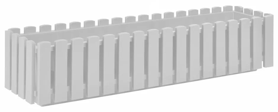 Jardinieră Gardenico Fency System, lungime 74,5 cm, alb