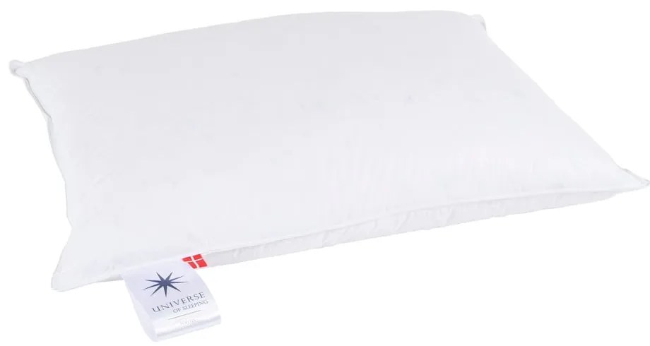 Pernă cu umplutură de pene 80x80 cm Neptune Medium – Universe of Sleeping