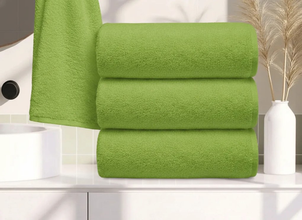 Prosop NORIELLE 50x90 cm verde, 100% bumbac