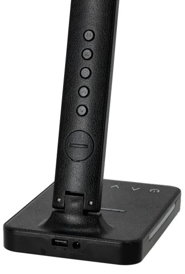 Lampă LED dimabilă cu funcție de încărcare fără fir Qi, afișaj și port USB LED/7W/230V 3000-6000K