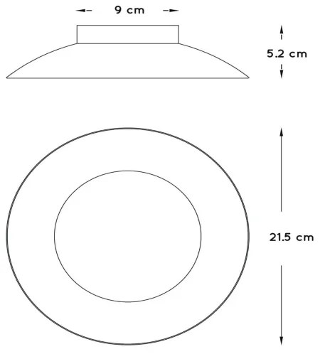 Lucide 79177/06/31 - LED plafoniera FOSKAL LED/6W/230V 21,5 cm alb
