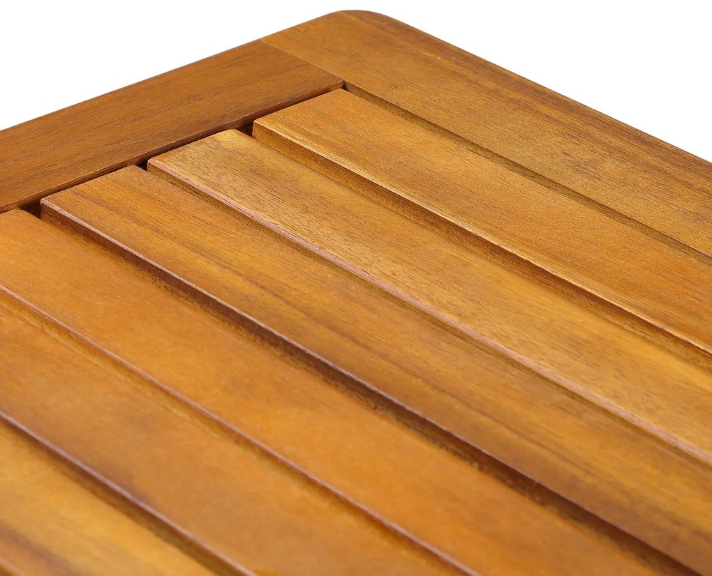 Măsuță de lemn WASHINGTON, 45x45x45cm, maro Casaria