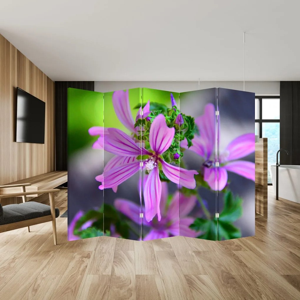 Paravan - Floarea detailat (210x170 cm)