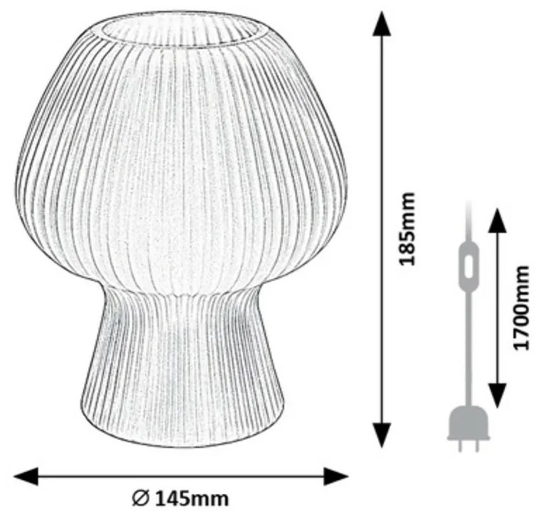 Lampă de masă Rabalux 74024 Vinelle