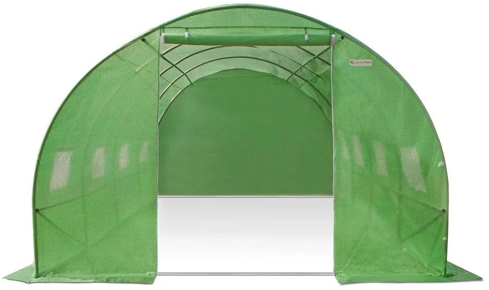 Solar de grădină cu cadru metalic 3x6m Garden Point verde
