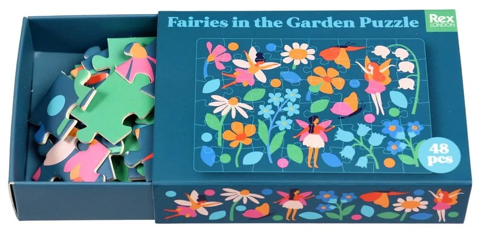 Puzzle (număr de piese 48) Fairies in the Garden – Rex London