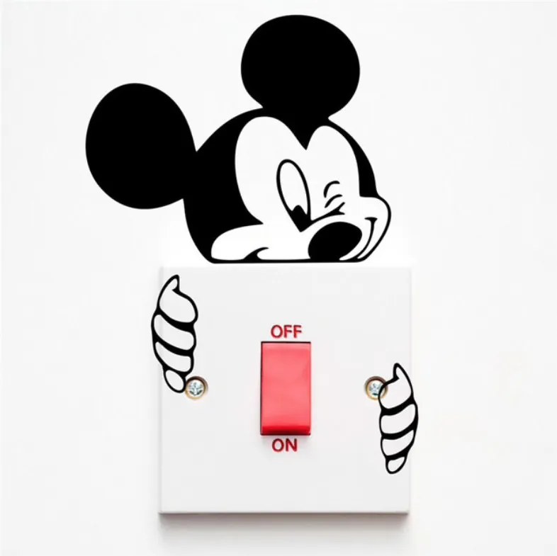 Autocolante pentru întrerupător "Mickey Mouse 3" 7x9cm