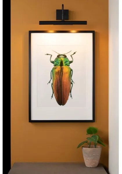 Aplică pentru tablouri Lucide 45299/02/30 VINZ 2xG9/28W/230V negru