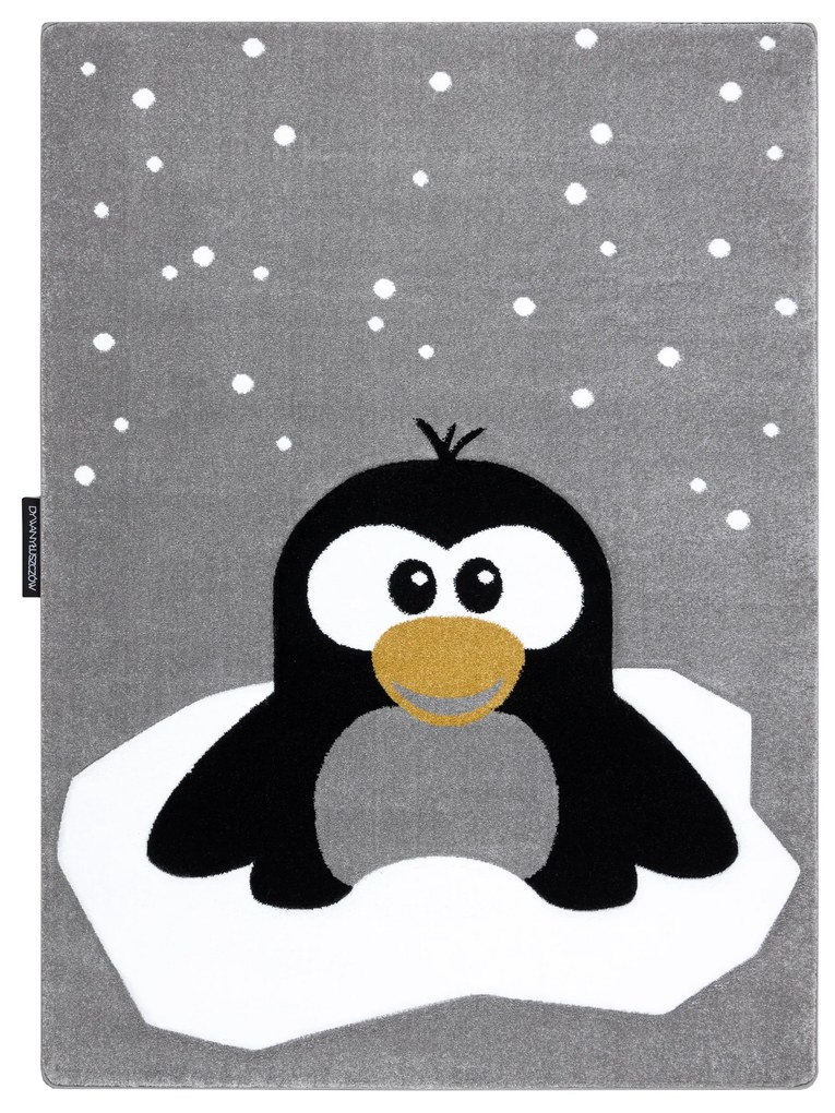 Covor PETIT PENGUIN PINGUIN ZĂPADĂ gri