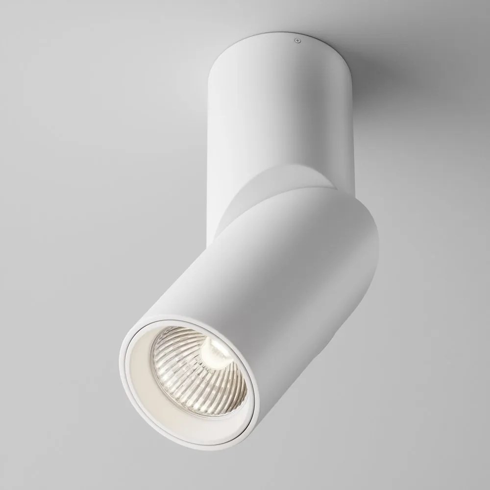 Spot LED aplicat directionabil design tehnic Dafne alb 4000K