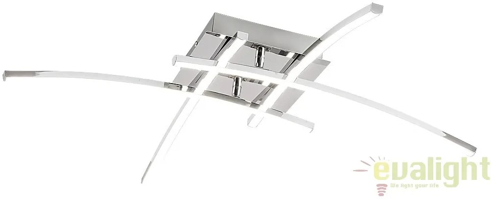 Plafoniera LED design modern, finisaj crom, Alexis 2503 RX