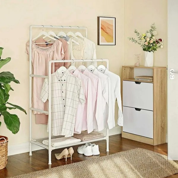 Cuier de podea LINEA, alb