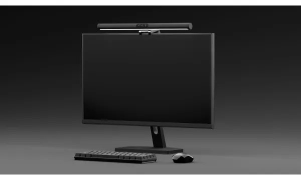 Corp de iluminat LED dimabil pentru monitor LEVANO LED/5W/5V 3000-6000K negru