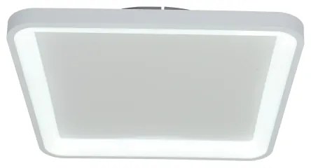 Brilagi - Plafonieră LED dimmerabilă FALCON SLIM LED/50W/230V 50x50 cm albă + telecomandă