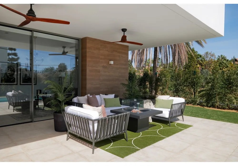 Covor pentru exterior și interior verde închis 70x100 cm Boo Dark Olive – Pappelina