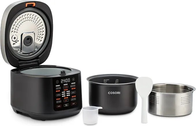 Slowcooker Cosori CRC-R501-KEU, 970 W, 5 l, 17 programe, Timer, Pornire programata, Negru