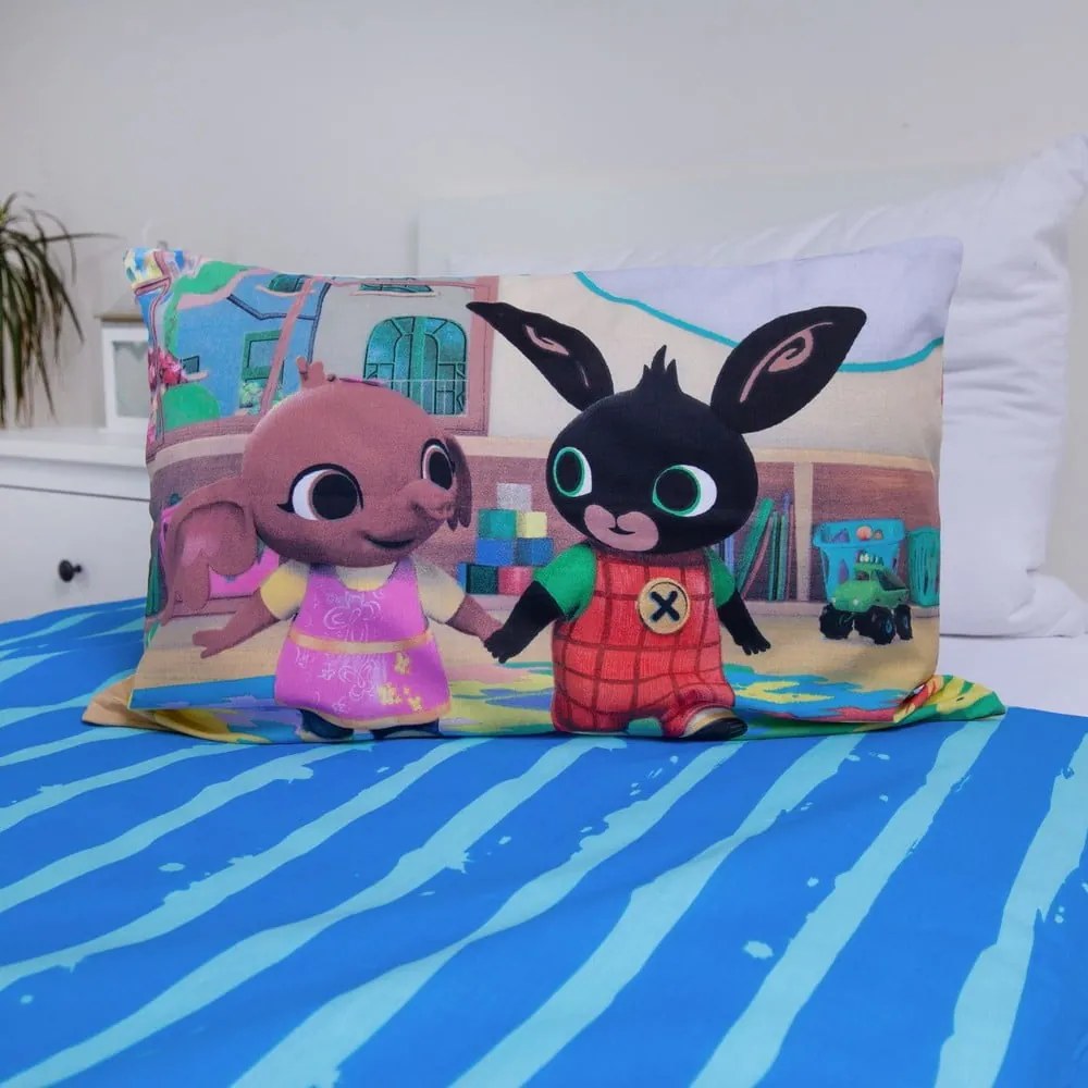 Lenjerie de pat pentru copii din bumbac pentru pătuț 100x135 cm Bing Bunny "Tower" – Jerry Fabrics