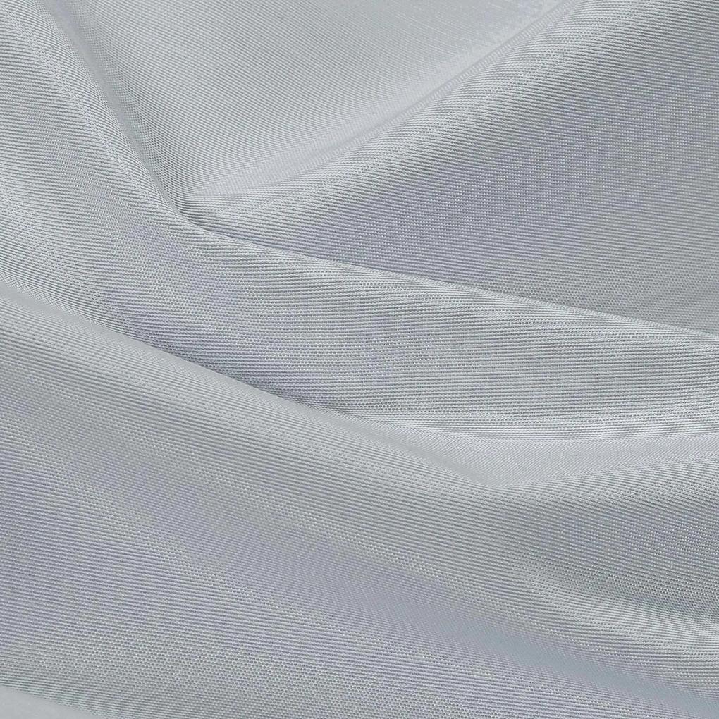 Goldea față de masă loneta - gri deschis - ovală 120 x 160 cm