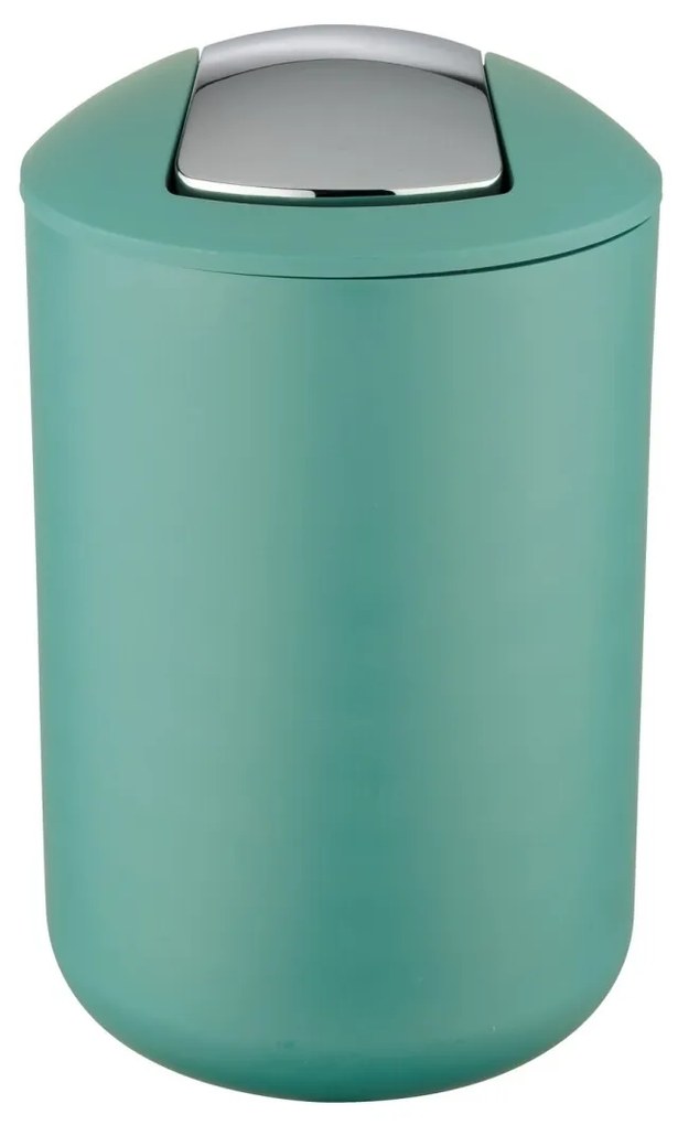 Cos de gunoi cu capac batant, Wenko Brasil, verde, 6.5 L