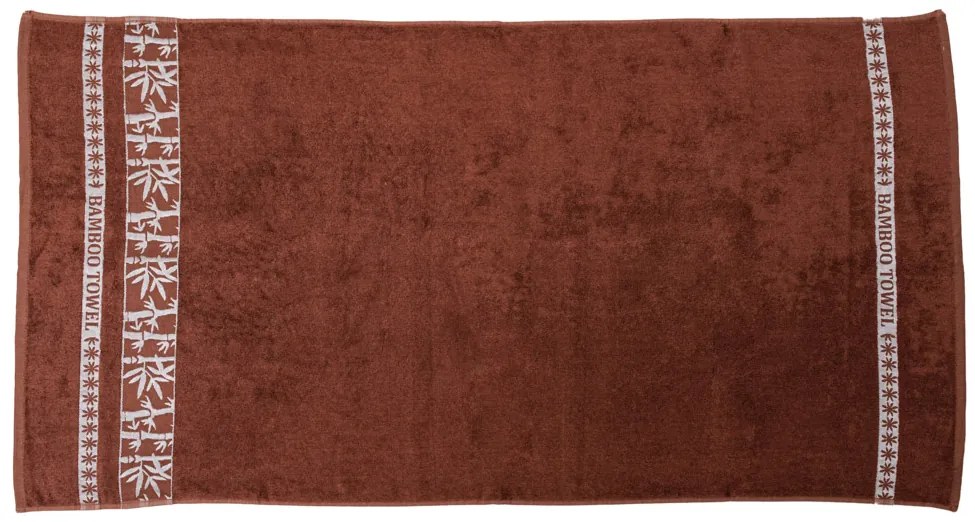 Prosop din bambus BAMBOO 50x90 cm maro, 70% fibra de bambus | 30% bumbac