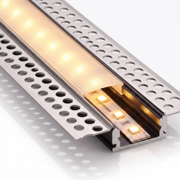 Set 1x bandă LED MYLIVING LIGHTSTRIP LED/22W/230V 5m + 5x profil pentru încastrare 1 m