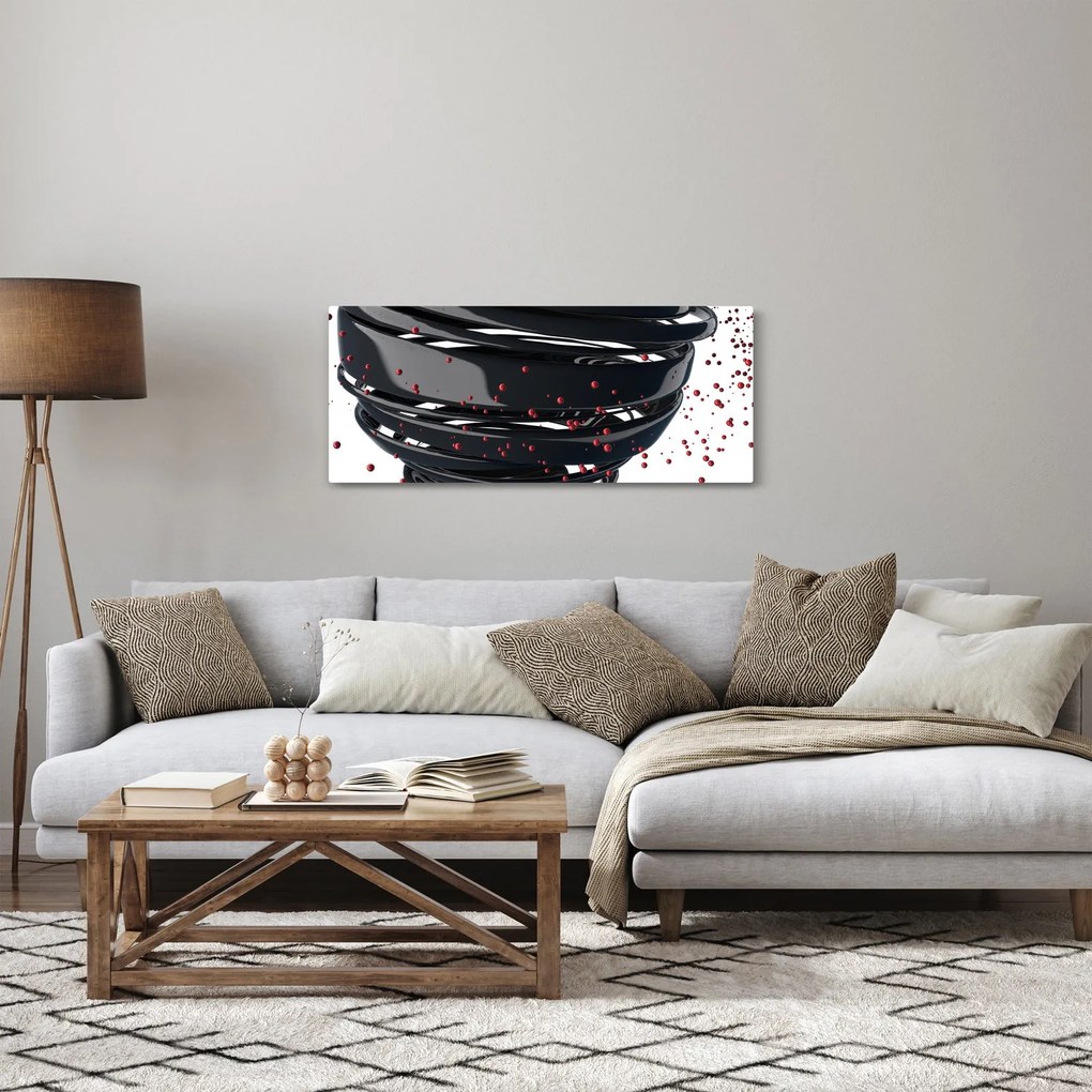 Tablou - Abstracției de glob pământen (120x50 cm)