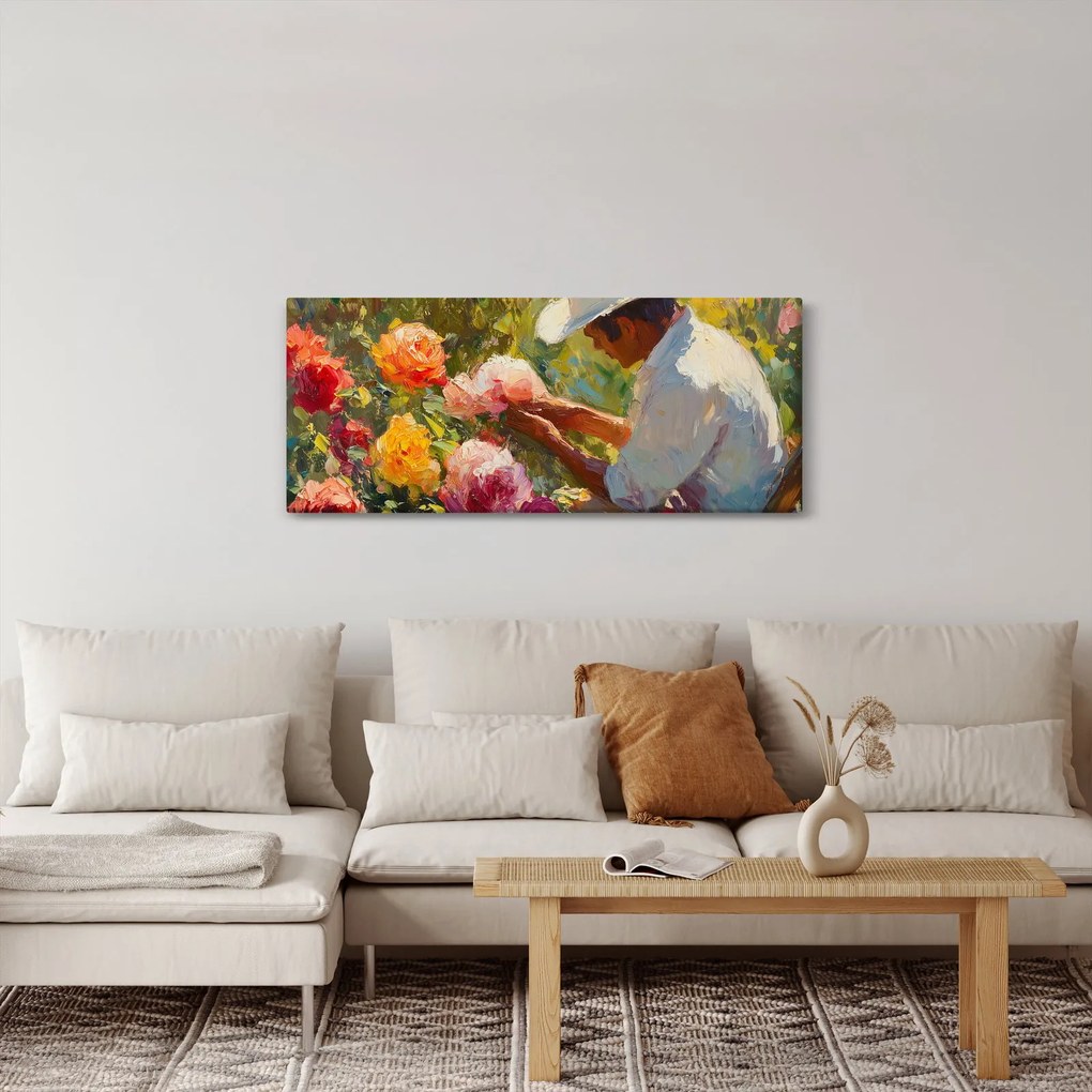 Tablou - Grădinar (120x50 cm)