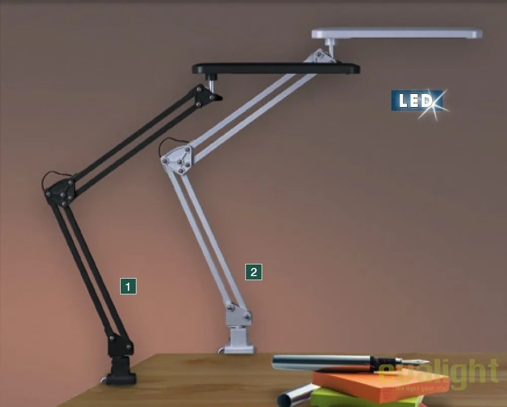 Lampa moderna / Veioza de birou cu iluminat LED, Raul 4420 RX